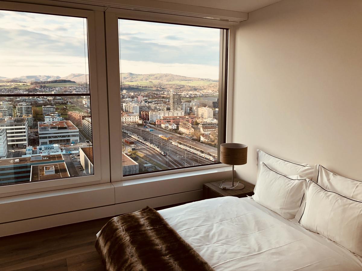 Park Tower City View Apartments Zug Kültér fotó