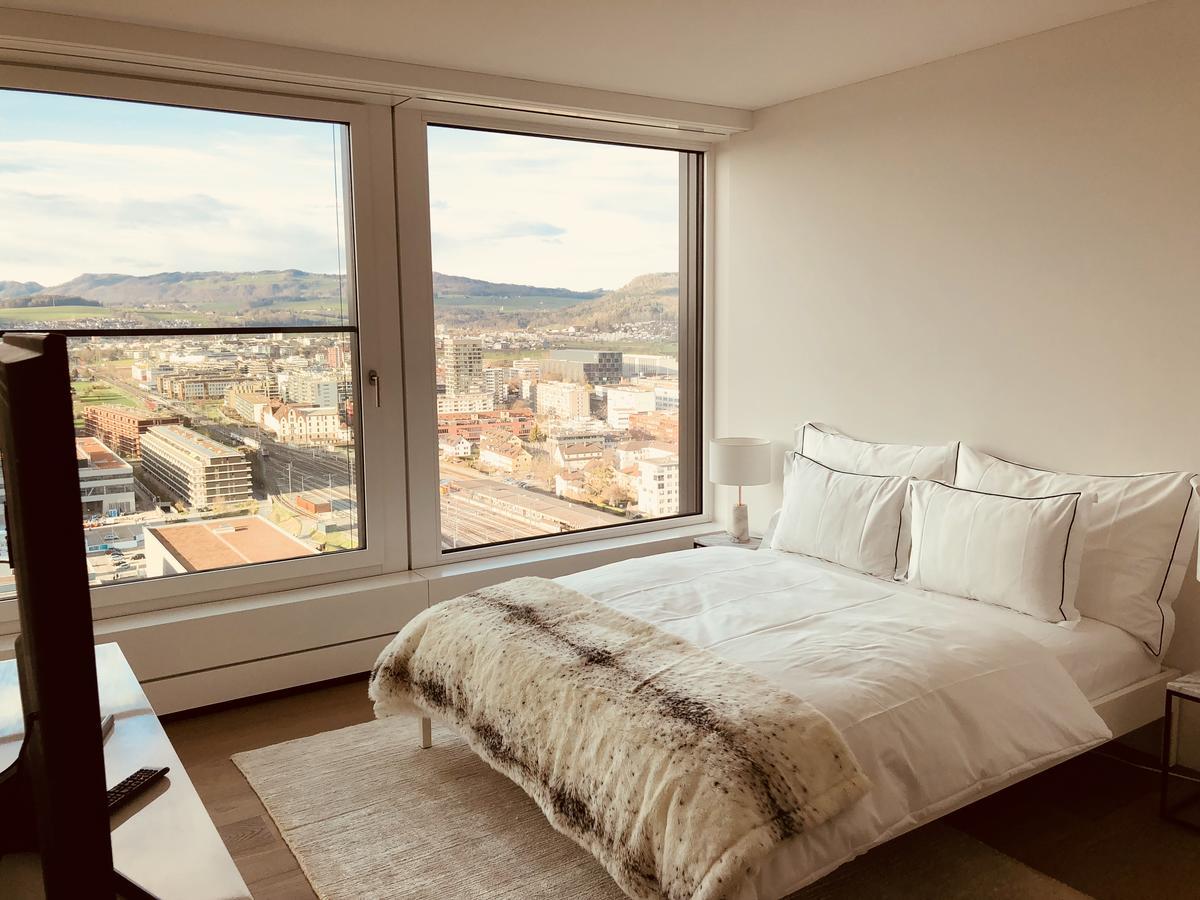 Park Tower City View Apartments Zug Kültér fotó