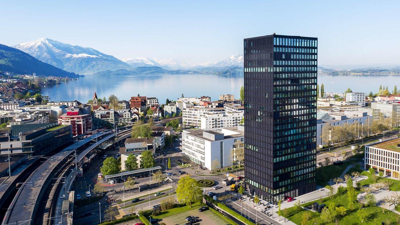 Park Tower City View Apartments Zug Kültér fotó