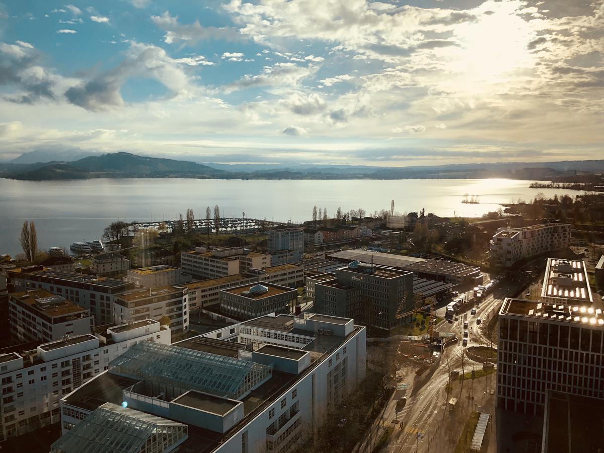 Park Tower City View Apartments Zug Kültér fotó