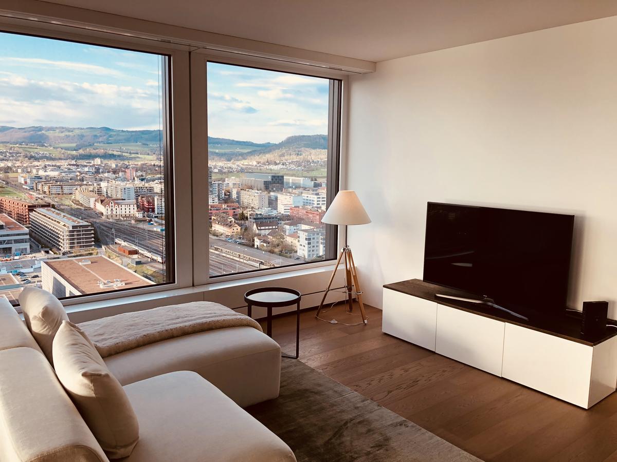 Park Tower City View Apartments Zug Kültér fotó