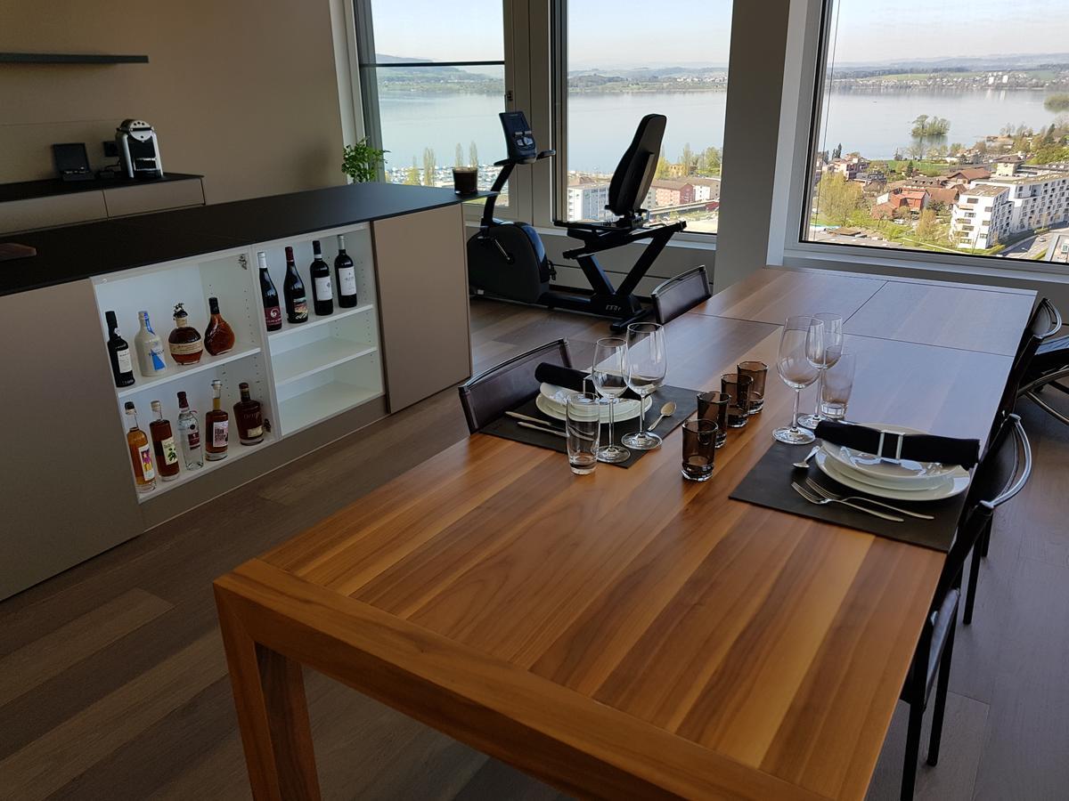 Park Tower City View Apartments Zug Kültér fotó
